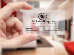 Business Card Design by Creations Box 2015 for Pet Grief And Compassion | Design: #7277913