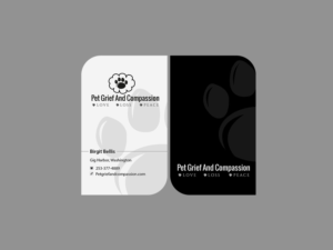 Business Card Design by Creations Box 2015 for Pet Grief And Compassion | Design: #7277916