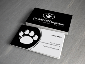 Business Card Design by Creations Box 2015 for Pet Grief And Compassion | Design: #7277925