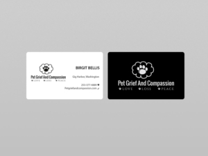 Business Card Design by Creations Box 2015 for Pet Grief And Compassion | Design: #7277926