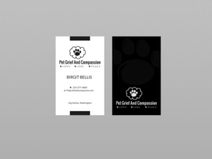 Business Card Design by Creations Box 2015 for Pet Grief And Compassion | Design: #7277927