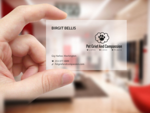 Business Card Design by Creations Box 2015 for Pet Grief And Compassion | Design: #7277929