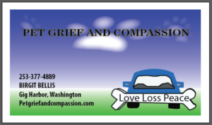 Business Card Design by ceny for Pet Grief And Compassion | Design: #7256807