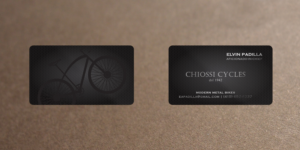 Start-up bicycle company specializing in handmade steel & titanium frames | Business Card Design by stoodio.id