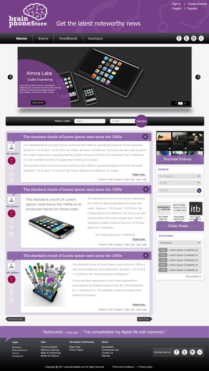 Contest winning design