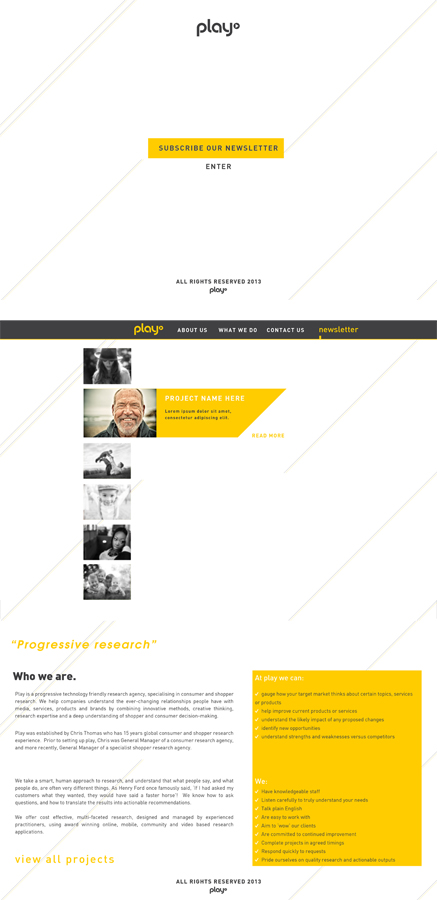 Web Design by XM for PLAY MR | Design #1840944