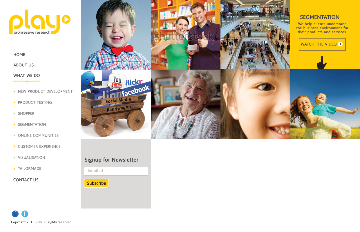 Web Design by Hetal  for PLAY MR | Design #1862366