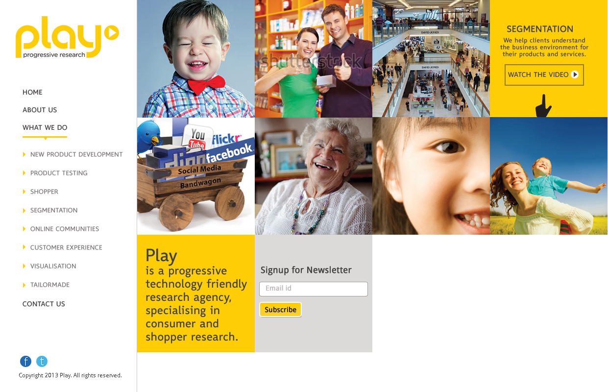 Web Design by Hetal  for PLAY MR | Design #1866233