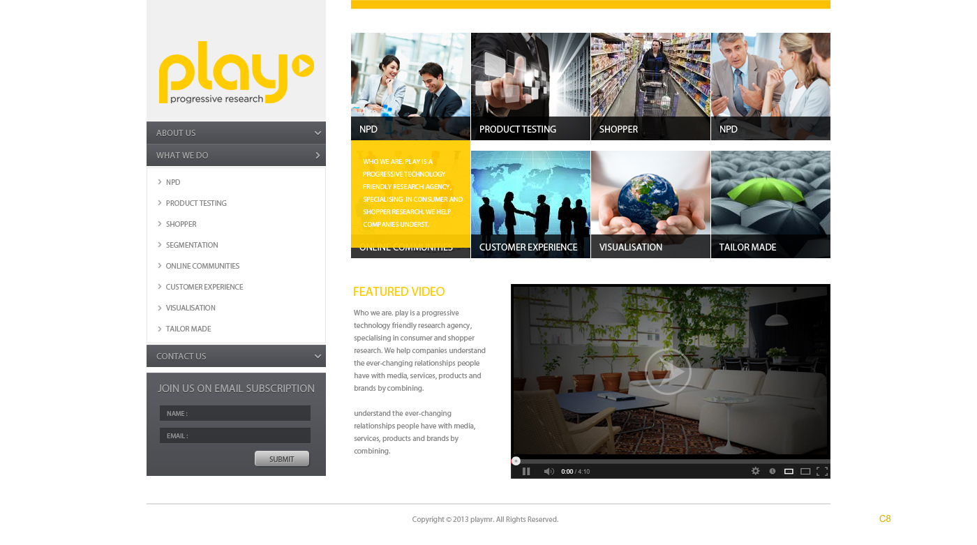 Diseño Web por pb para PLAY MR | Diseño #1853910