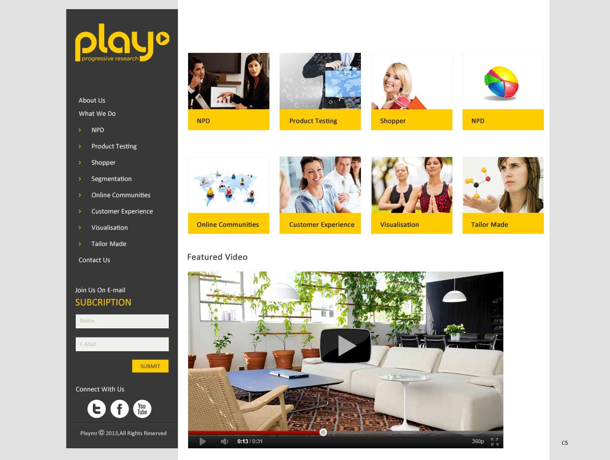 Web Design by pb for PLAY MR | Design #1860846