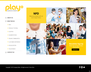 Diseño Web por pb para PLAY MR | Diseño: #1870087