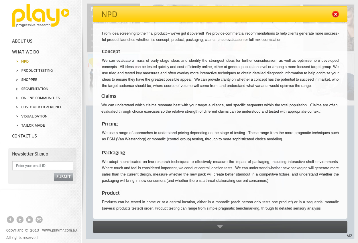 Web Design by pb for PLAY MR | Design #1873323