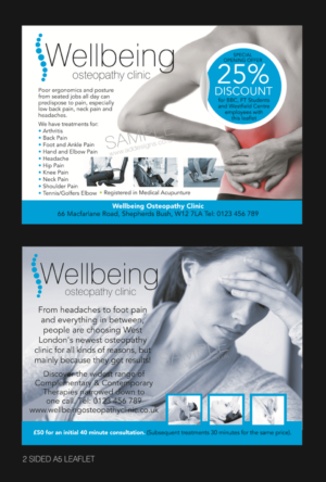 New Osteopathy Clinic needs a flyer design | Diseño de Flyer por the artworks