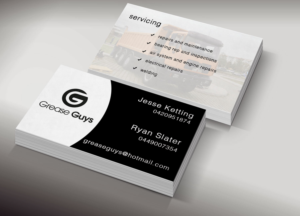 Business Card Design by Lanka Ama for Grease guys | Design: #7256991