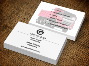 Business Card Design by Lanka Ama for Grease guys | Design: #7257002