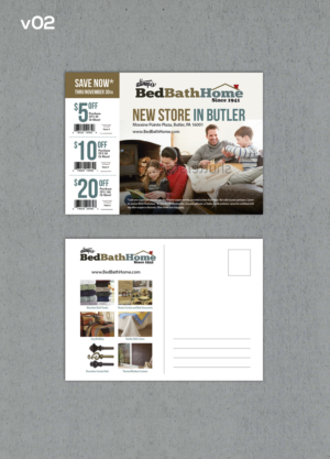 Store Opening/Coupon Postcard Design | Design de Carte Postale par Svetlin Angelov