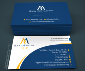 Business Card Design by adiazudin for Rocky Mountain Prep | Design: #7249700