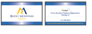 Business Card Design by ceny for Rocky Mountain Prep | Design: #7258673