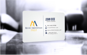 Business Card Design by S.M.T.M for Rocky Mountain Prep | Design: #7269115