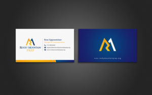 Diseño de Tarjeta de Presentación por chandrayaan.creative para Rocky Mountain Prep | Diseño #7256681