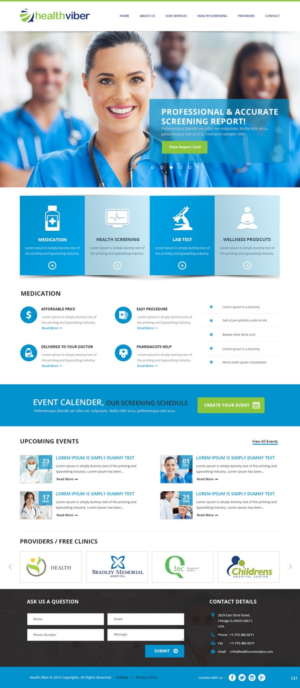 Web Design par pb pour Junior Medic LLC | Design : #7266773
