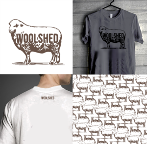 Logo Design by JonnyGeorgeson for The Woolshed | Design #7387814