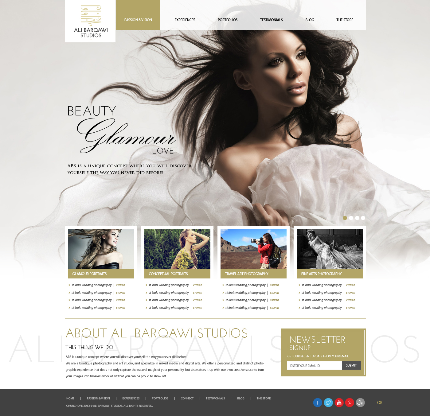 Design Wordpress par pb pour Ali Barqawi Studios | Design #1845925