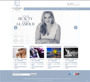 Wordpress Design by pb for Ali Barqawi Studios | Design: #1853401