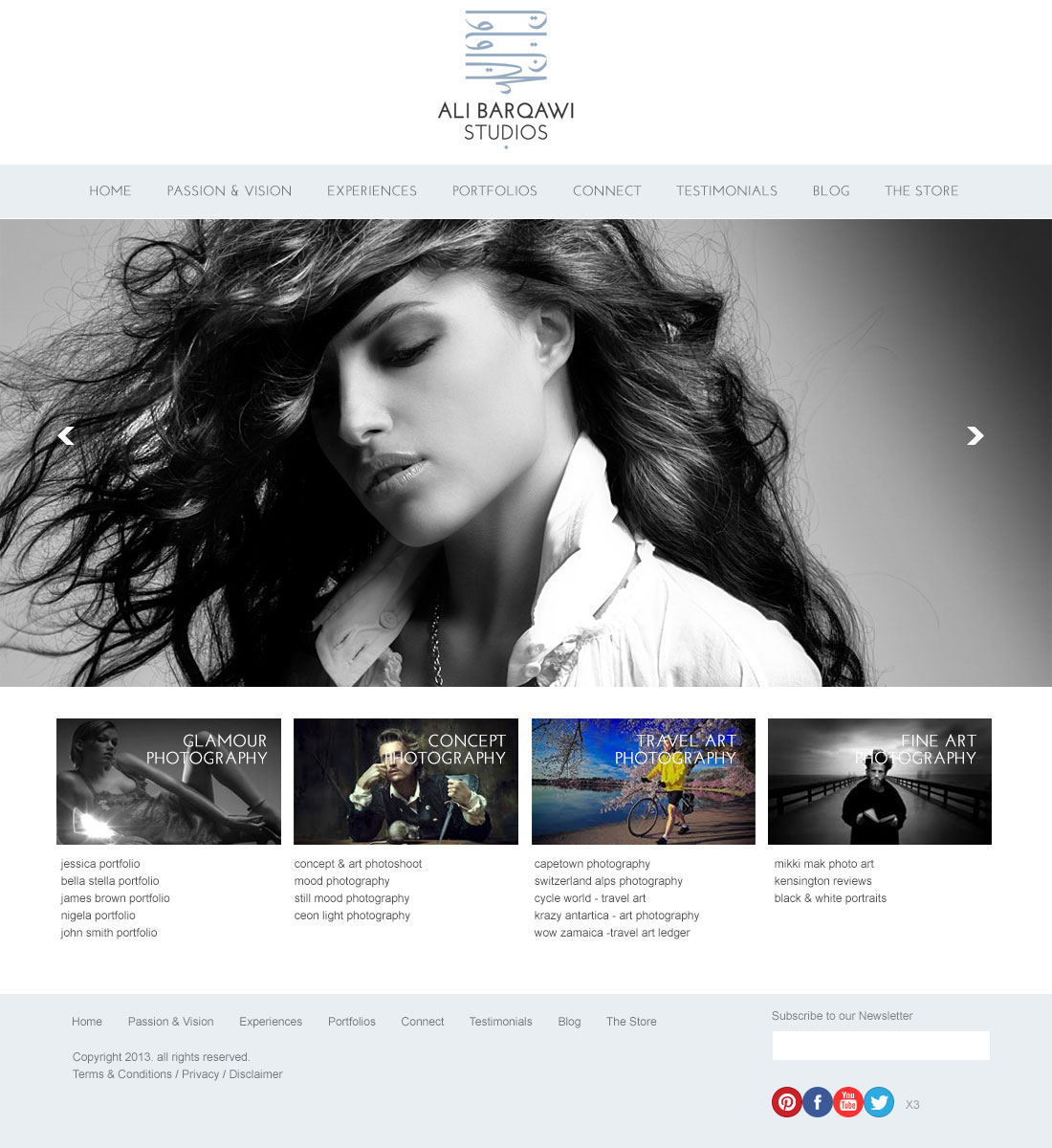 Design Wordpress par pb pour Ali Barqawi Studios | Design #1859264