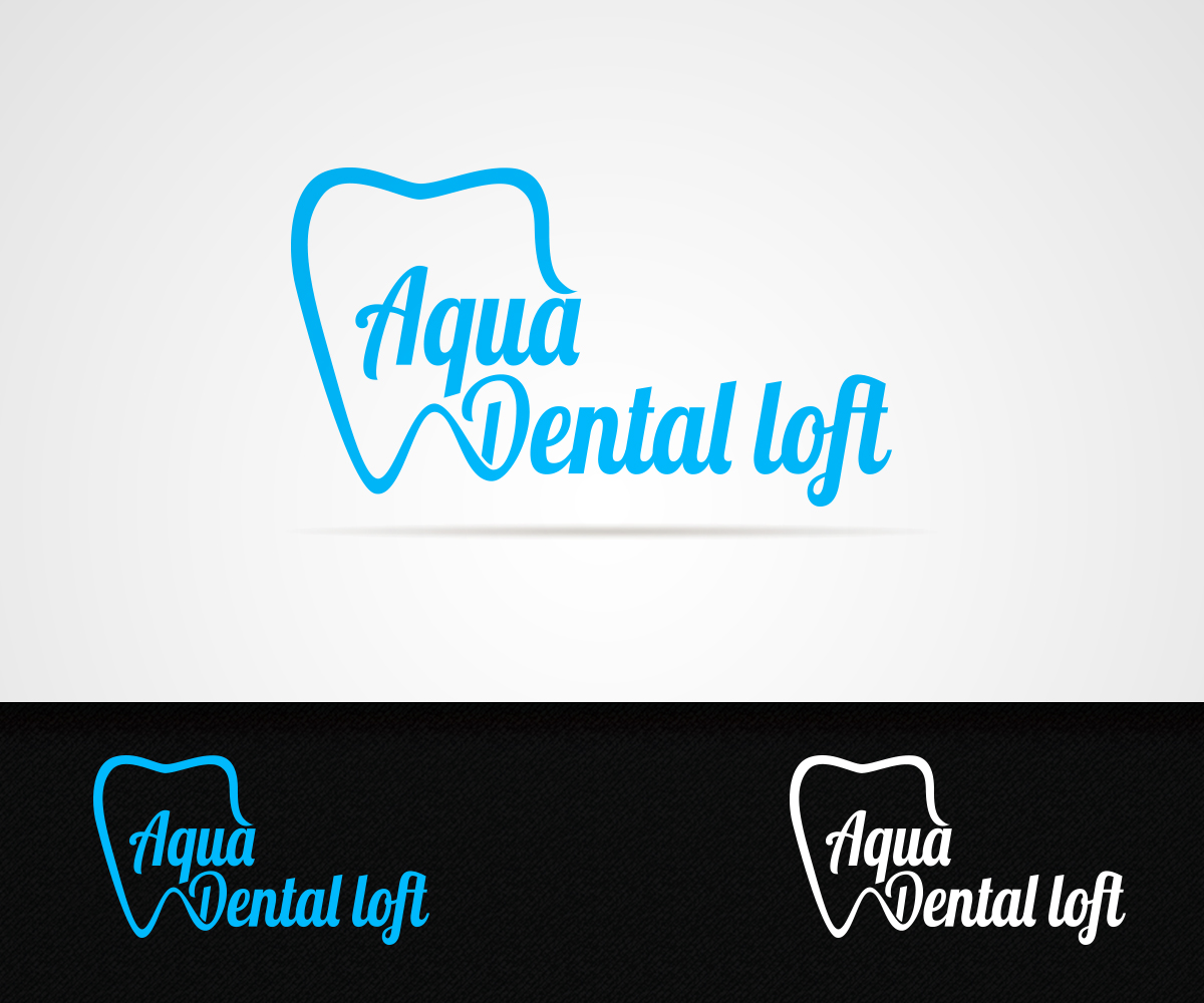 Logo Design by Mix MyPhotoshop for aqua dental loft | Design #1858818