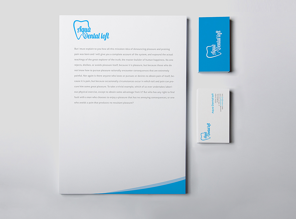 Logo Design by Mix MyPhotoshop for aqua dental loft | Design #1858832