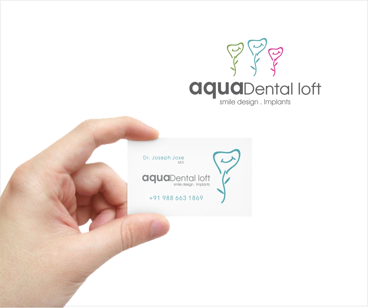 Logo Design by J Mahesh for aqua dental loft | Design #1888529