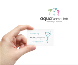 Logo Design by J Mahesh for aqua dental loft | Design: #1888529