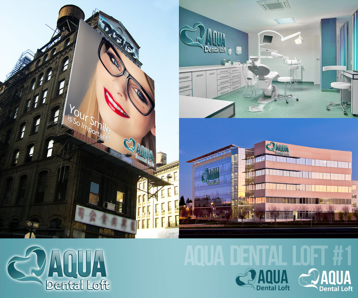 Logo Design by LucasB for aqua dental loft | Design #1851762