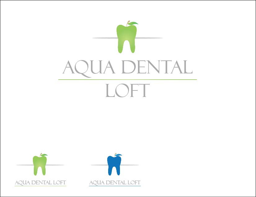 Logo Design by Ricz ArtWorks for aqua dental loft | Design #1841448