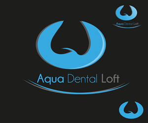 Logo Design by .ddu for aqua dental loft | Design: #1874008