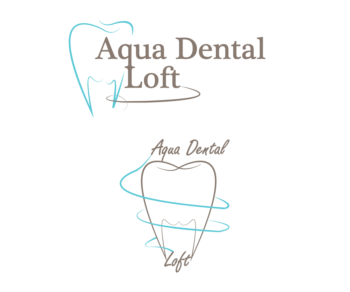 Logo Design by EboneK for aqua dental loft | Design #1881980