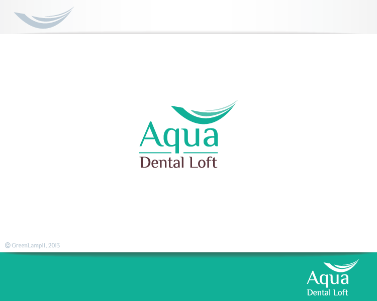 Logo Design by GreenLamp for aqua dental loft | Design #1846114