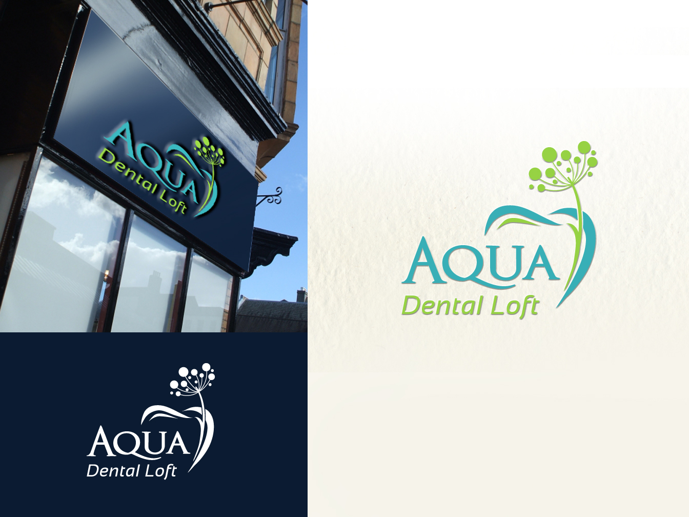 Logo Design by Inventive_Jewel for aqua dental loft | Design #1840537