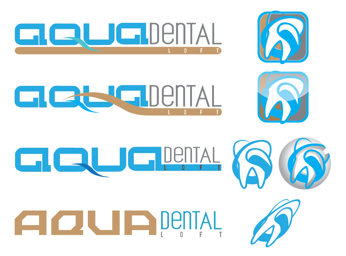 Logo Design by Leis SK for aqua dental loft | Design #1856141