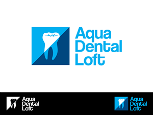 Logo Design by Skroll for aqua dental loft | Design: #1849114