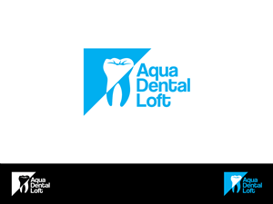 Logo Design by Skroll for aqua dental loft | Design: #1849121