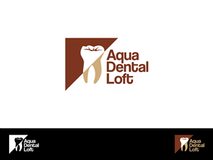 Logo Design by Skroll for aqua dental loft | Design: #1849122