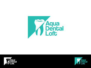 Logo Design by Skroll for aqua dental loft | Design: #1849127