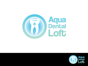 Logo Design by Skroll for aqua dental loft | Design: #1883878
