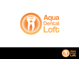 Logo Design by Skroll for aqua dental loft | Design: #1883881