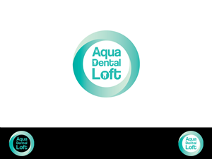 Logo Design by Skroll for aqua dental loft | Design: #1892299