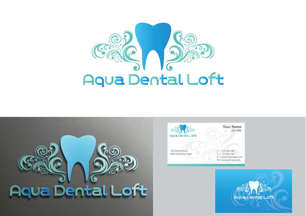 Logo Design by Catchlight for aqua dental loft | Design #1871059