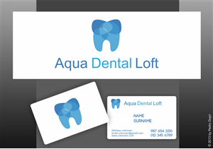 Logo Design by IMAGE SOLUTION for aqua dental loft | Design: #1844687