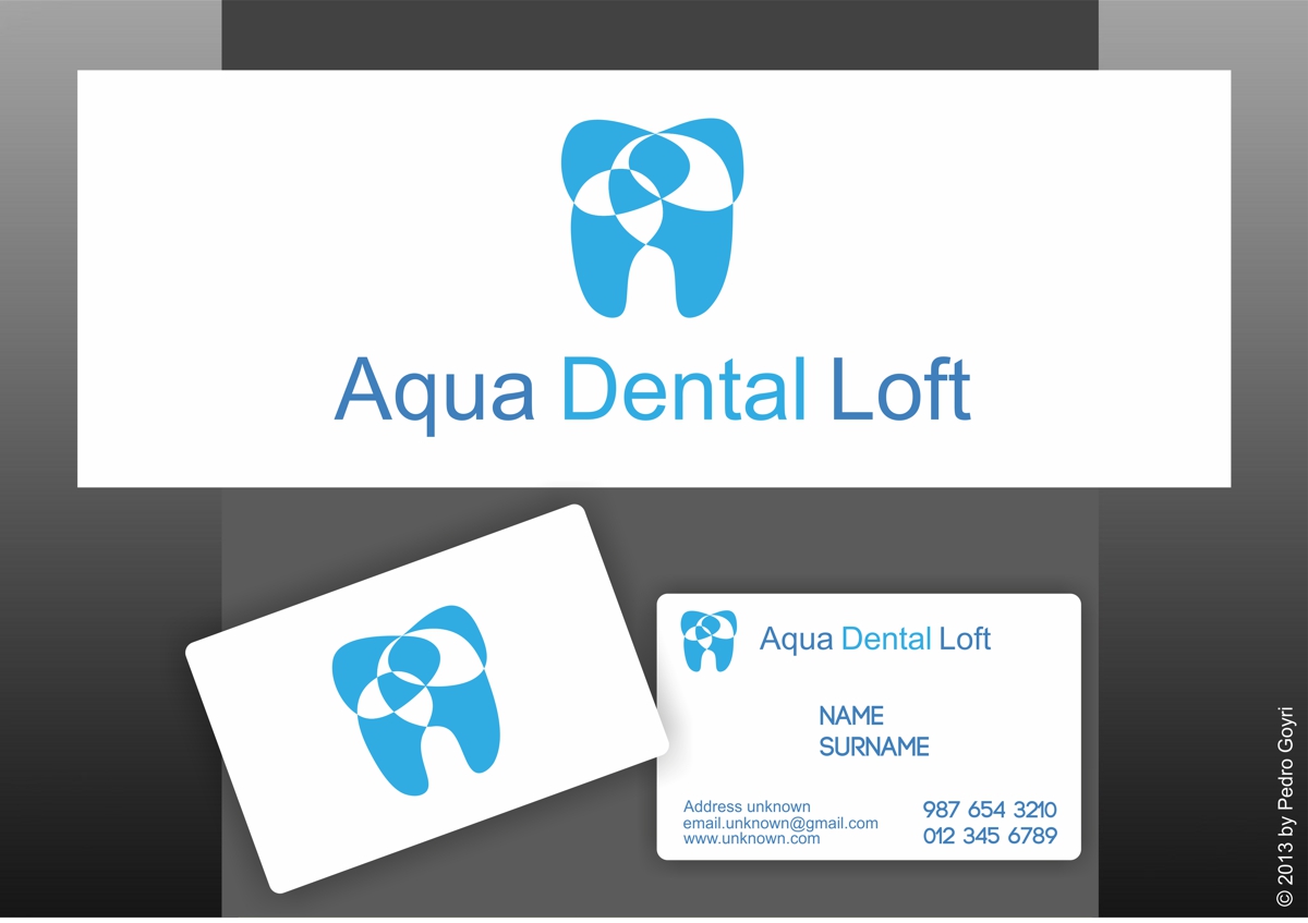 Logo Design by IMAGE SOLUTION for aqua dental loft | Design #1844702